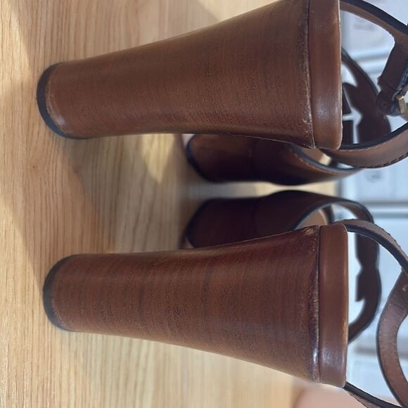 Gucci Interlocking G Cutout Platform Sandal 38.5/8 - Picture 15 of 16